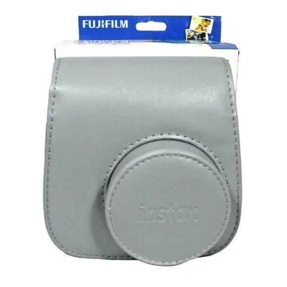 FujiFilm Instax Mini 9 Groovy Case in Smokey White Open Box - Picture 4 of 10